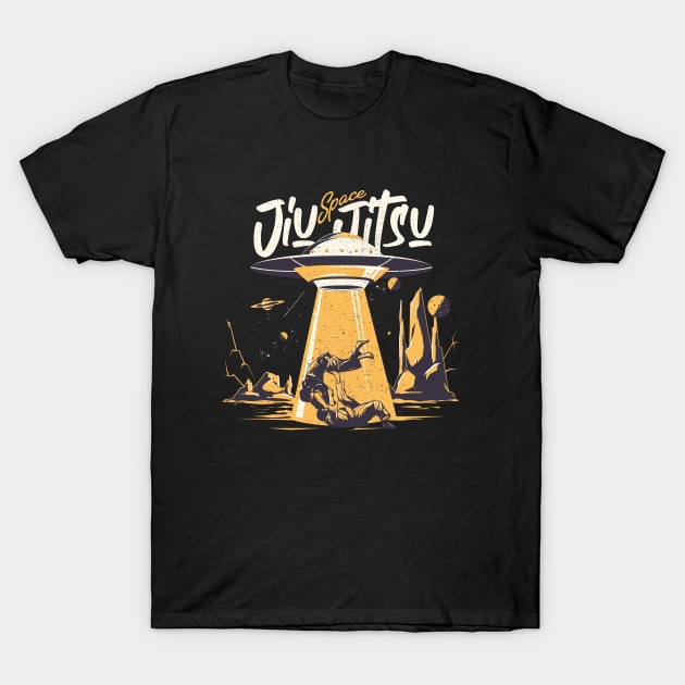 Space Jiu Jitsu T-Shirt by big_owl